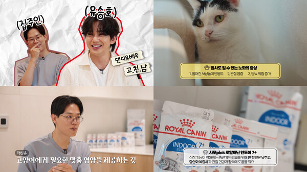 로얄캐닌, 김명철 수의사·배우 유승호와 반려묘 노화 관리법 소개