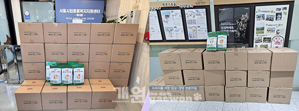 로얄캐닌코리아, 구조견 206마리 사료 400kg 지원